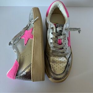 Vintage Havana Denisse Sneakers Washed Silver/Pink Women’s Size 6
